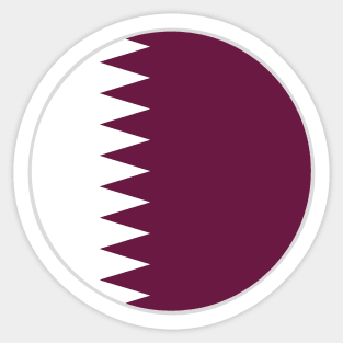 Wear Your Qatari Pride: Maroon and White Flag Enamel Pin for a Unique Nation Sticker